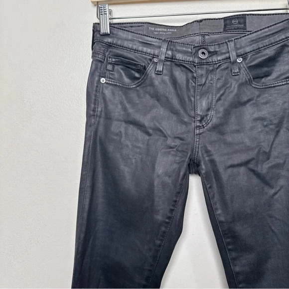 ADRIANO GOLDSCHMIED AG Womens 26 Legging Ankle Coated Jeans - Picture 4 of 15